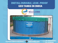 Install Durable, Leak-Proof Geo Tanks in India | Wetcomb