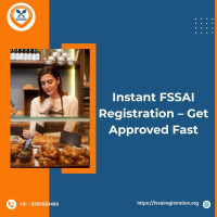 Instant FSSAI Registration – Get Approved Fast