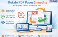 Accurate PDF Page Rotation Without Reformatting Using Mailvita