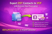 Export OST Contacts to VCF with Accurate Data Preservation