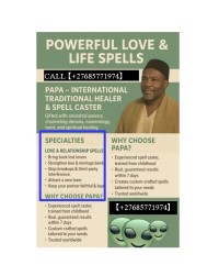 Sangoma And Traditional Healer Lost Love Caster +27685771974